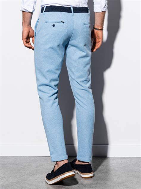 light blue chino pants men.